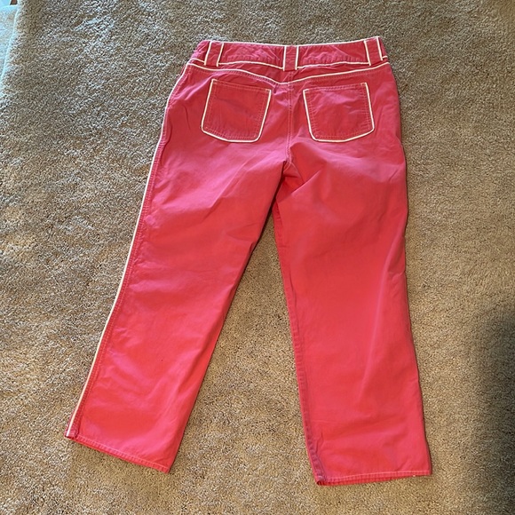 Woman’s INC melon cropped pants size 10 - Picture 2 of 5